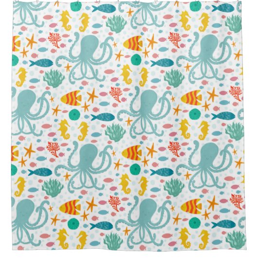 Onder het Zee Douchegordijn (Voorkant)