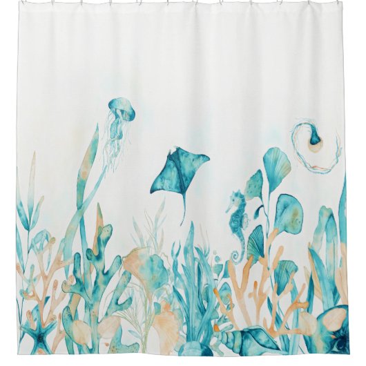 Onder het Zee Douchegordijn (Voorkant)