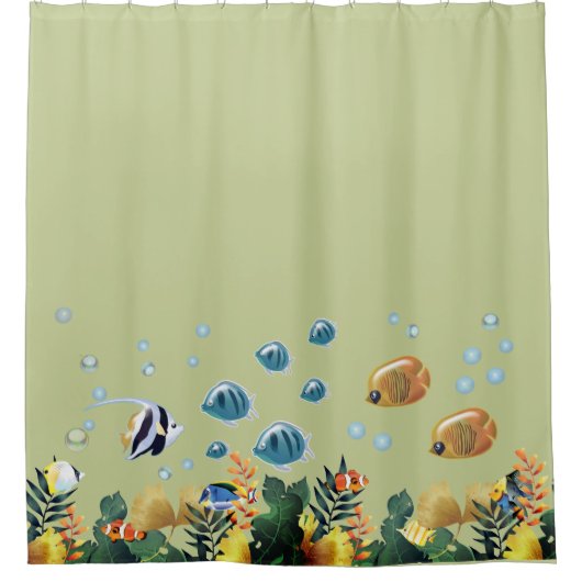 Onder het Zee Douchegordijn (Voorkant)