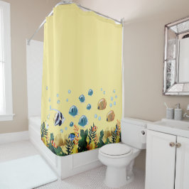 Onder het Zee Douchegordijn