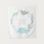 Onder het Zee eerste verjaardag Wandkleed (Voorkant)