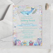 Onder het Zee elke ouderdom Acryl Uitnodigingen