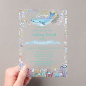 Onder het Zee elke ouderdom Acryl Uitnodigingen (Insitu (Draagbaar))