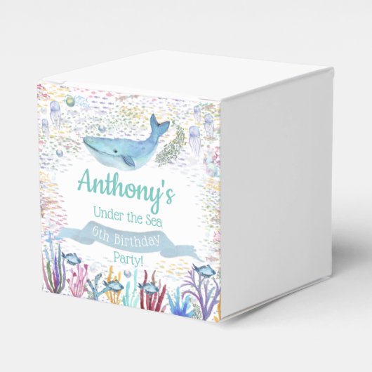 Onder het Zee elke ouderdom Bedankdoosjes (Voorkant Zijde)