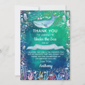 Onder het Zee elke ouderdom Bedankkaart (Voorkant)