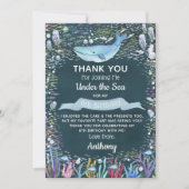 Onder het Zee elke ouderdom Bedankkaart (Voorkant)