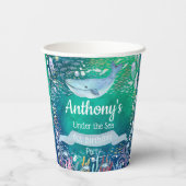 Onder het Zee elke ouderdom Papieren Bekers (Achterkant)