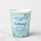 Onder het Zee elke ouderdom Papieren Bekers (Achterkant)