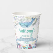Onder het Zee elke ouderdom Papieren Bekers (Achterkant)