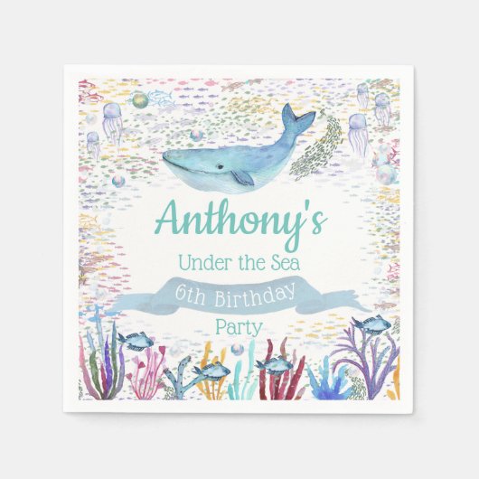 Onder het Zee elke ouderdom Servet (Voorkant)