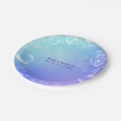 Onder het Zee Enchanted Bubbles Custom Party Papieren Bordje (Gekanteld)