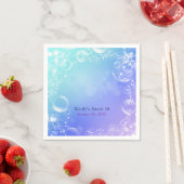 Onder het Zee Enchanted Bubbles Custom Party Servet (Insitu)