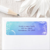 Onder het Zee Enchanted Bubbles Party Invitation Etiket (Insitu)