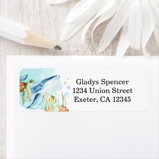 Onder het Zee Etiket (Insitu)