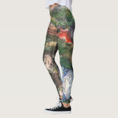 Onder het Zee Fairy-sprookje in groen Leggings (Links)