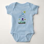 Onder het Zee Fish Adventure Baby Bodysuit (Voorkant)