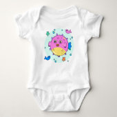 Onder het Zee Fish Adventure Baby Bodysuit (Voorkant)