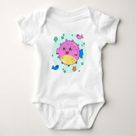 Onder het Zee Fish Adventure Baby Bodysuit