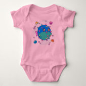 Onder het Zee Fish Adventure Baby Bodysuit (Voorkant)