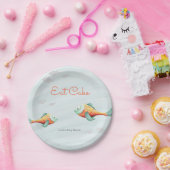 Onder het Zee Fish Baby shower Papieren Bordje (Feest)