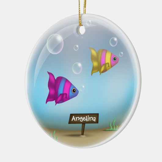 Onder het Zee - Fish Bowl Design Ornament (Links)