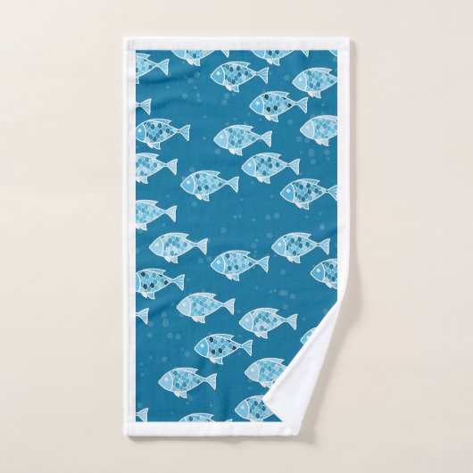 Onder het Zee Fish Design Bad Handdoek (Handdoek)