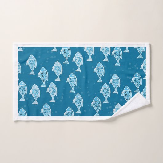 Onder het Zee Fish Design Bad Handdoek (Handdoek)
