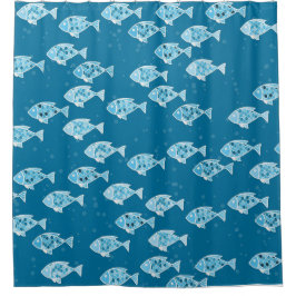 Onder het Zee Fish Design Douchegordijn