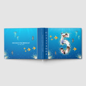 Onder het Zee Foto Collage Big 5th Birthday Gastenboek (Volledig)