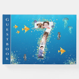 Onder het Zee Foto Collage Big 7th Birthday Gastenboek