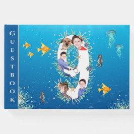 Onder het Zee Foto Collage Big 9th Birthday Gastenboek