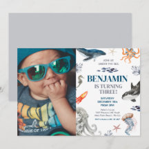 Onder het Zee Foto Zee Verjaardagsfeest