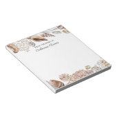 Onder het zee gepersonaliseerd notitieblok (Schuin)