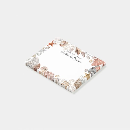Onder het zee gepersonaliseerd post-it® notes (Schuin)