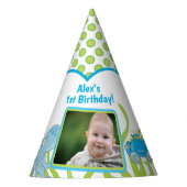 Onder het Zee Gepersonaliseerde 1e verjaardag foto Feesthoedjes (Voorkant)