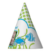 Onder het Zee Gepersonaliseerde 1e verjaardag foto Feesthoedjes (Rechts)