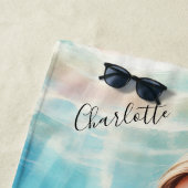 Onder het Zee gepersonaliseerde zeemeermin Strandlaken (In situ)