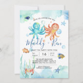 Onder het Zee | Gezamenlijke uitnodiging van de pa (Voorkant)