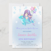 Onder het Zee Girl Party Kaart (Voorkant)