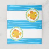 Onder het Zee Goldfish Birthday Plaatskaartje (Buitenkant ongevouwen)