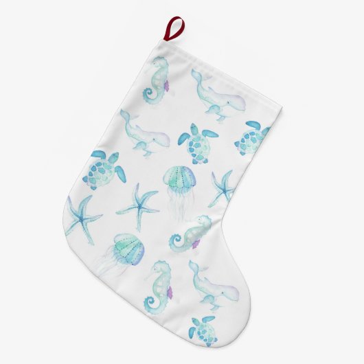 Onder het Zee Grote Kerstsok (Voorkant (Hangend))