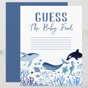 Onder het Zee Guess de Baby Food Games