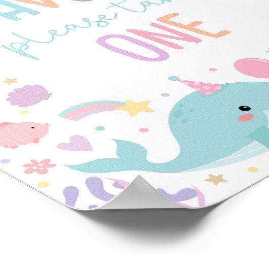 Onder het Zee gunsten neem een partij Poster (Hoek)