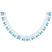 Onder het Zee Happy Birthday Banner voor kinderen (Alle)