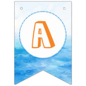 Onder het Zee Happy Birthday Banner voor kinderen (Derde vlag)