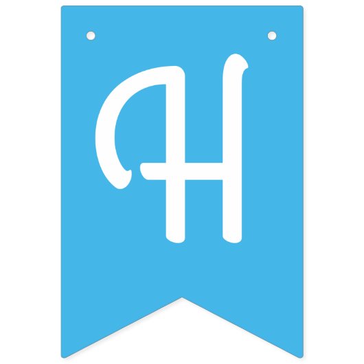 Onder het Zee Happy Birthday Bunting Banner (Tweede vlag)