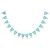 Onder het Zee Happy Birthday Party Vlaggetjes (Alle)