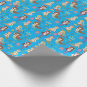 onder het Zee Happy Mermaid doet wat Mermaids doen Cadeaupapier (Hoek)