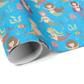 onder het Zee Happy Mermaid doet wat Mermaids doen Cadeaupapier (Rol Hoek)