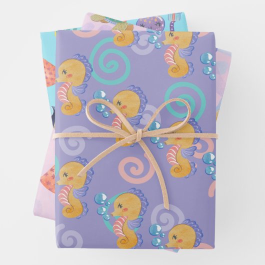 Onder het Zee Inpakpapier Vel (In situ)